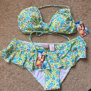 Floral Bathing Suite NWT!